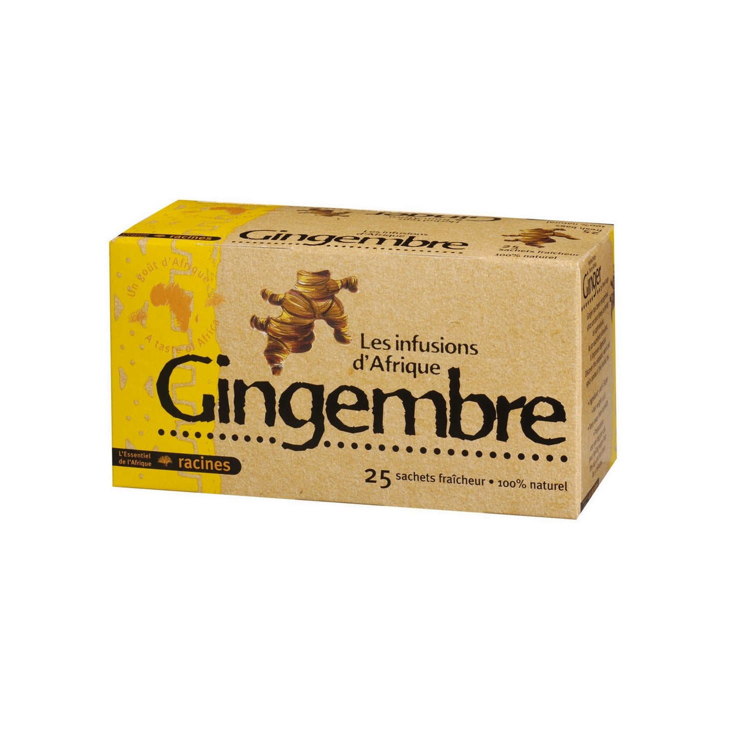 Infusion gingembre racines sachets 25x40g