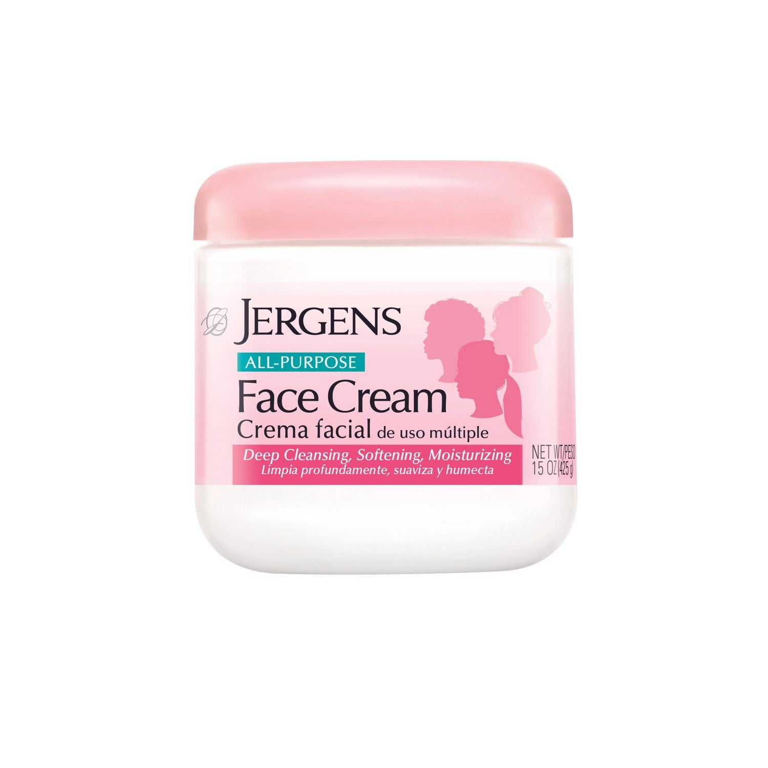 Crème hydratante Jergens pour visage 425g