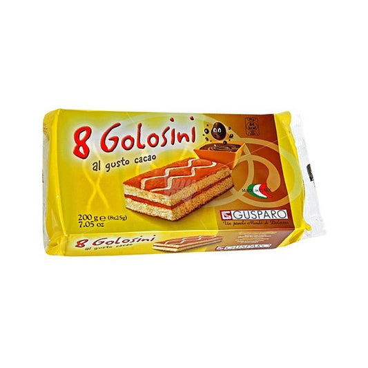 Paquet de gâteaux Golosini Choco 200g