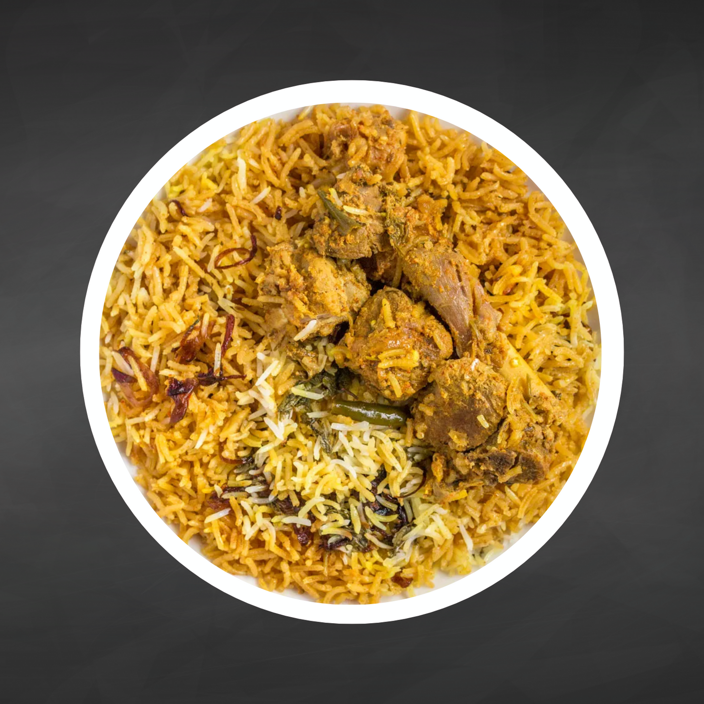 Lamb Biryani savoureux avec épices et riz