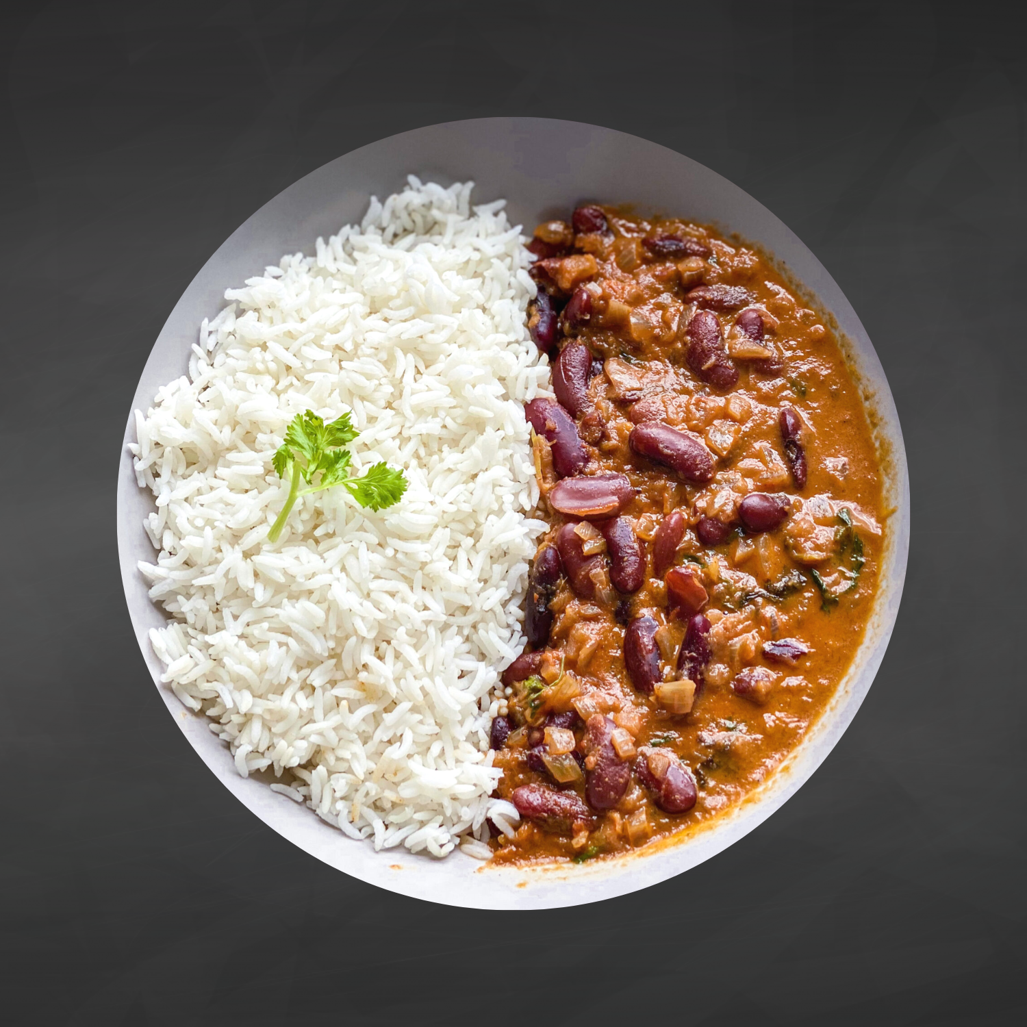 Surkh Laubia Chawal plat lentilles savoureux