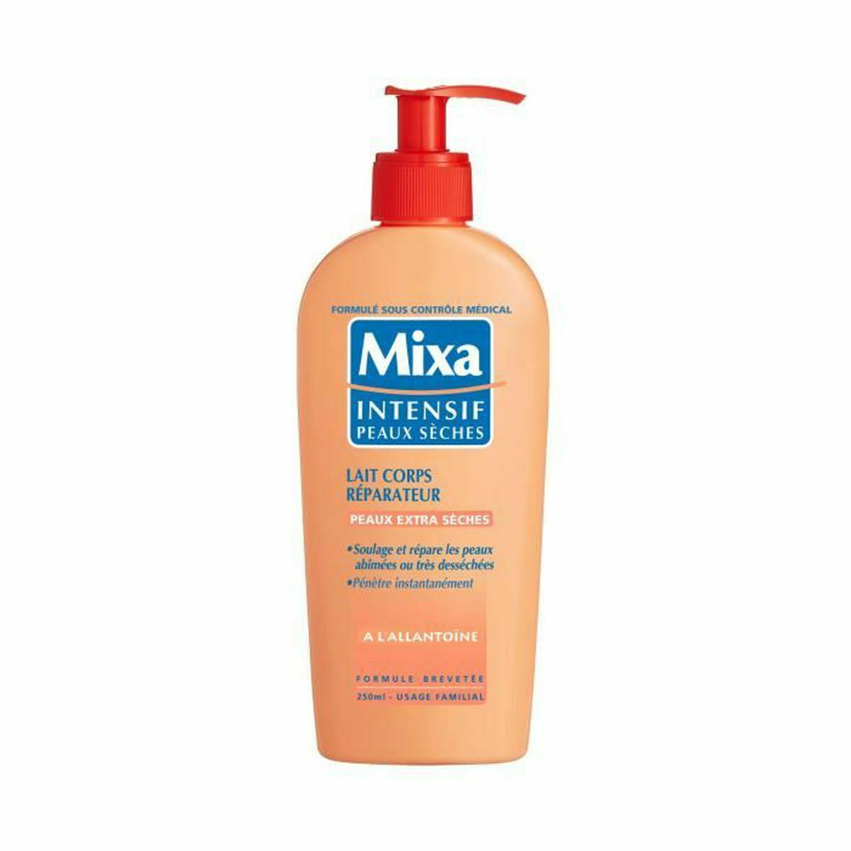 Crème Mixa Allantoïne 250ml soins hydratants.