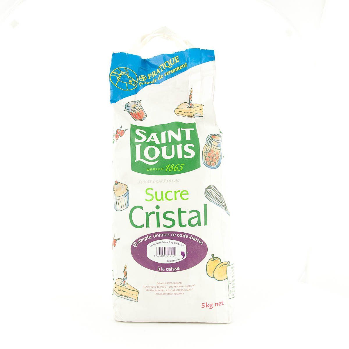 Sucre cristal Saint Louis 5kg sachet